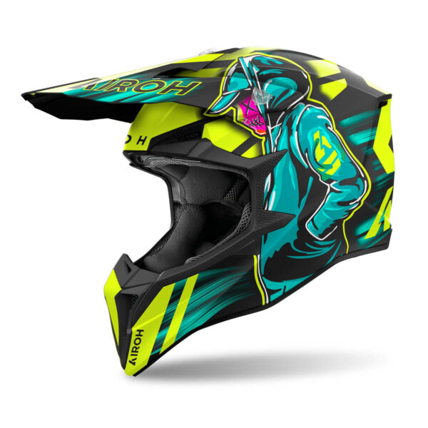 Motocross Helm Wraaap Cyber